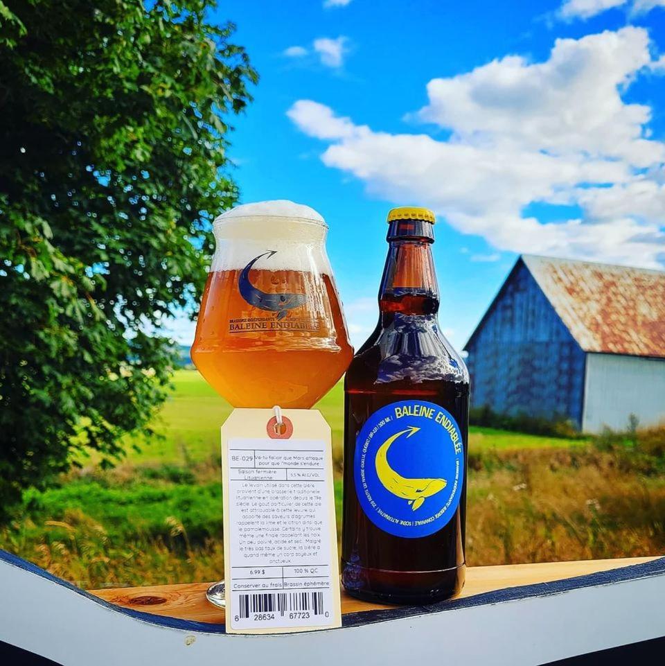 La Baleine Endiablée Microbrasserie Riviere-Ouelle Exterior foto